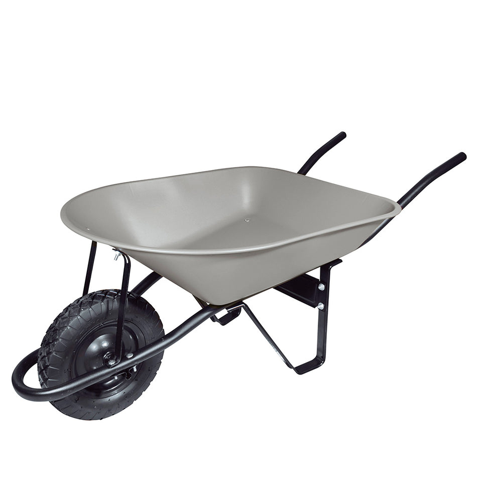 Carretilla con bastidor metálico 4.5 Ft3 llanta neumática reforzada de 4 capas Foy